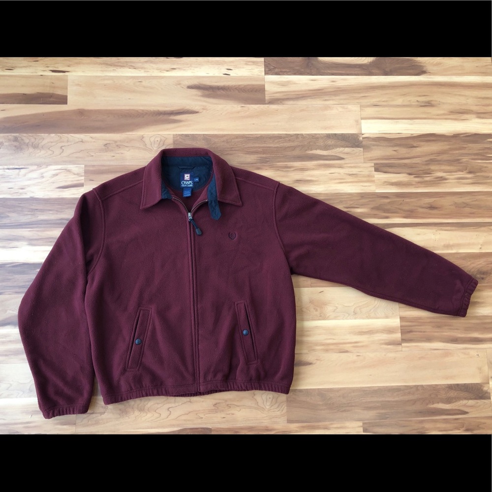 Chaps ralph lauren zip up fleece